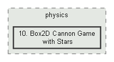10. Box2D Cannon Game with Stars